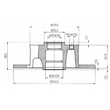 BDC1034 QUINTON HAZELL Тормозной диск