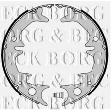 BBS6384 BORG & BECK Комплект тормозных колодок