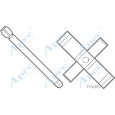 KIT209 APEC Комплектующие, тормозные колодки