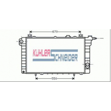 1604801 KUHLER SCHNEIDER Радиатор, охлаждение двигател
