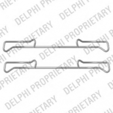 LX0436 DELPHI Комплектующие, колодки дискового тормоза