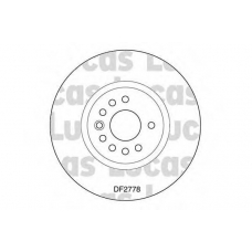 DF2778S TRW Тормозной диск