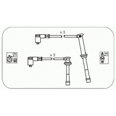 JP179 JANMOR Комплект проводов зажигания