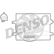 DER10004 DENSO Вентилятор, охлаждение двигателя