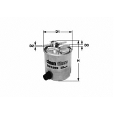 DN2717 CLEAN FILTERS Топливный фильтр