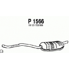 P1566 FENNO Глушитель выхлопных газов конечный