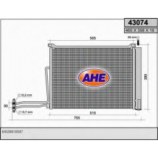 43074 AHE Конденсатор, кондиционер