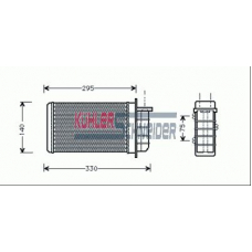 1791801 KUHLER SCHNEIDER Теплообменник, отопление салона