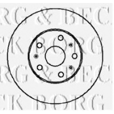 BBD4930 BORG & BECK Тормозной диск
