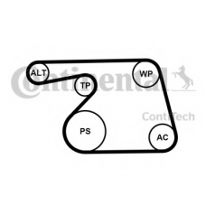 6PK1318K2 CONTITECH Поликлиновой ременный комплект