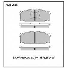 ADB0536 Allied Nippon Тормозные колодки