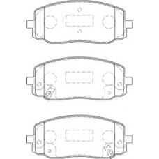 DBP201783 DURON Комплект тормозных колодок, дисковый тормоз
