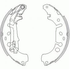 Z4192.00 WOKING Комплект тормозных колодок