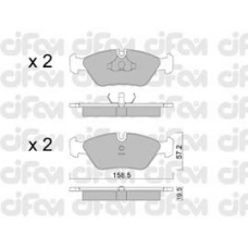 822-091-0 CIFAM Комплект тормозных колодок, дисковый тормоз