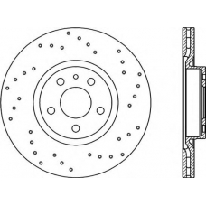 BDRS1015.25 OPEN PARTS Тормозной диск