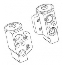 38417 NRF Расширительный клапан, кондиционер
