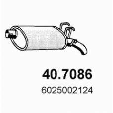 40.7086 ASSO Глушитель выхлопных газов конечный