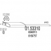 01.53310 MTS Средний глушитель выхлопных газов