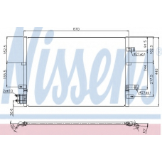94777 NISSENS Конденсатор, кондиционер