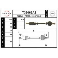 T39063A2 EAI Приводной вал