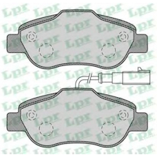 05P1263 LPR Комплект тормозных колодок, дисковый тормоз