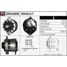 DRA4000 DELCO REMY Генератор