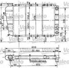 730067 VALEO Радиатор, охлаждение двигателя