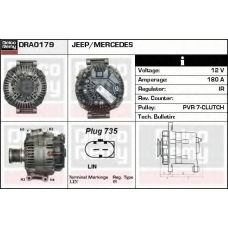 DRA0179 DELCO REMY Генератор