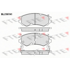 BL2397A1 FTE Комплект тормозных колодок, дисковый тормоз