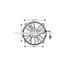 MS7521 Prasco Вентилятор, охлаждение двигателя