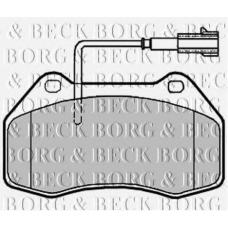 BBP2019 BORG & BECK Комплект тормозных колодок, дисковый тормоз
