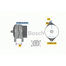 0 986 080 470 BOSCH Генератор