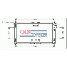 0210301 KUHLER SCHNEIDER Радиатор, охлаждение двигател