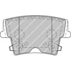 FSL1953 FERODO Комплект тормозных колодок, дисковый тормоз