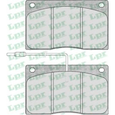 05P372 LPR Комплект тормозных колодок, дисковый тормоз