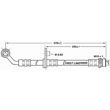 FBH7021 FIRST LINE Тормозной шланг