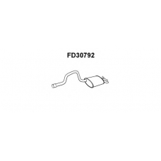 FD30792 VENEPORTE Глушитель выхлопных газов конечный