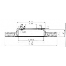 BDC5143 QUINTON HAZELL Тормозной диск