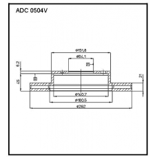 ADC 0504V Allied Nippon Гидравлические цилиндры