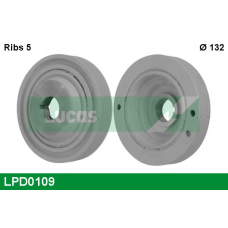 LPD0109 TRW Ременный шкив, коленчатый вал