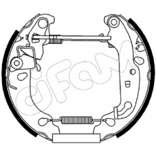 151-168 CIFAM Комплект тормозных колодок