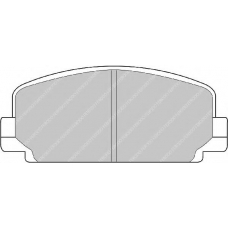 FDB112 FERODO Комплект тормозных колодок, дисковый тормоз