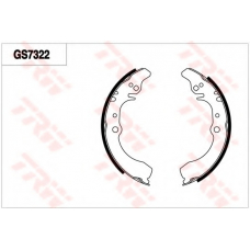 GS7322 TRW Комплект тормозных колодок