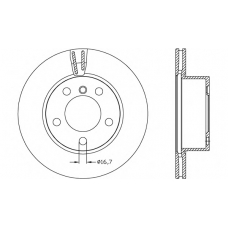 BDR2621.20 OPEN PARTS Тормозной диск