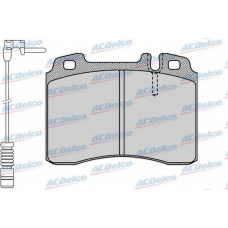 AC0581131AD AC Delco Комплект тормозных колодок, дисковый тормоз