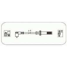 FAS27 JANMOR Комплект проводов зажигания