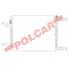 1407K81X POLCAR Skraplacze klimatyzacji