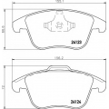 8DB 355 012-891 HELLA Комплект тормозных колодок, дисковый тормоз