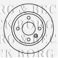 BBD5041 BORG & BECK Тормозной диск