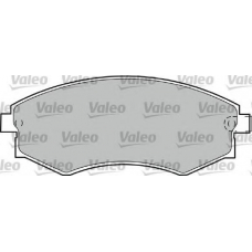 598051 VALEO Комплект тормозных колодок, дисковый тормоз